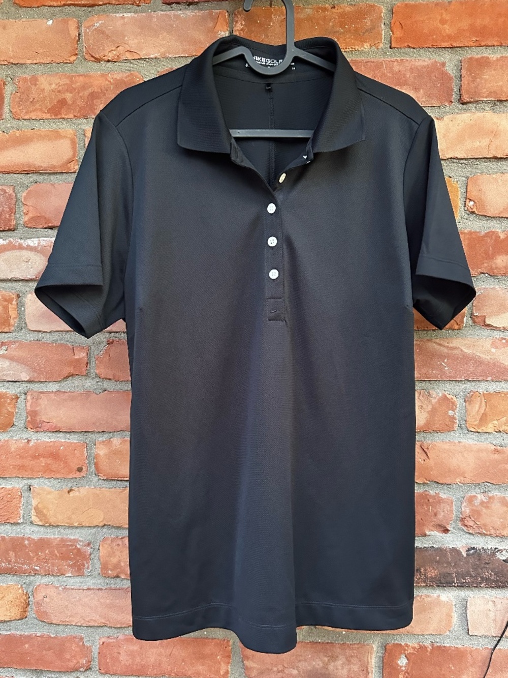 Women's Nike Golf Dri-Fit Black Shirt / Polo ~ XL